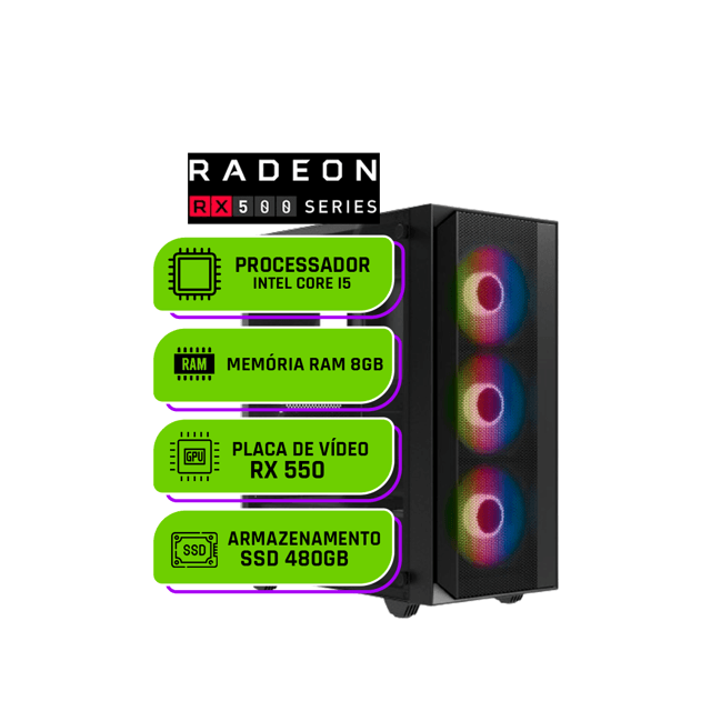 I5 3470 Rx 550 4gb Gta PC Gamer Alligator Shop Intel Core I5 3470