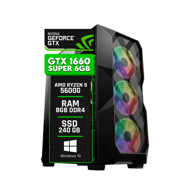 Gaming Pcs 2600 Gtx 1660 Super Clearance Pc Gamer Ryzen 2600 Gtx