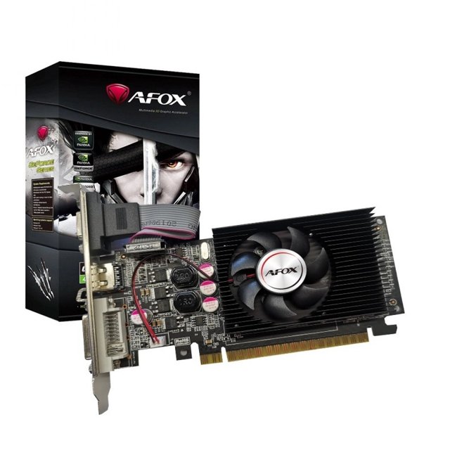 Placa De Vídeo Afox GeForce GT 610 1GB DDR3 64bit AF610-1024D3L5