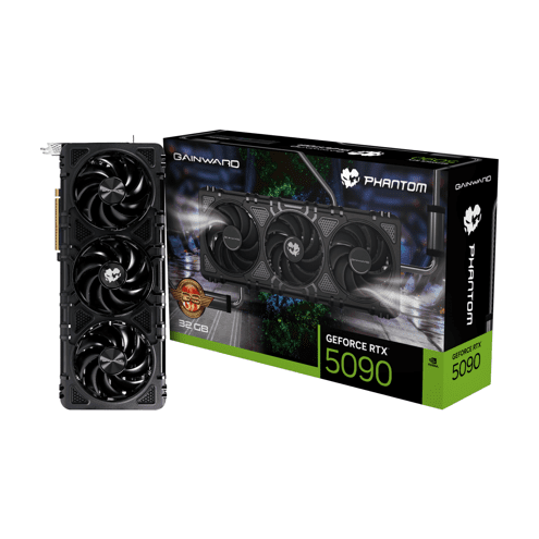 Alligator Shop Placa de Video Gainward GeForce RTX 5090 Phantom GS 32GB GDDR7 512 Bit NE75090S19R5-GB2020P image