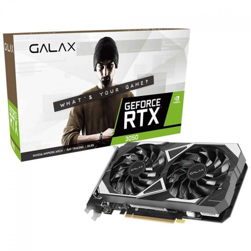 Alligator Shop Placa de Vídeo Galax NVIDIA GeForce RTX 3050 EX, 6GB, GDDR6, DLSS, Ray Tracing, 35NRLDHP9ODV image