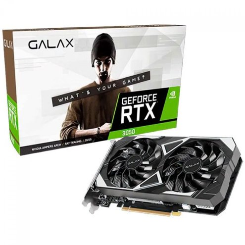 Alligator Shop Placa de Vídeo Galax NVIDIA GeForce RTX 3050 EX, 6GB, GDDR6, DLSS, Ray Tracing, 35NRLDHP9OID image