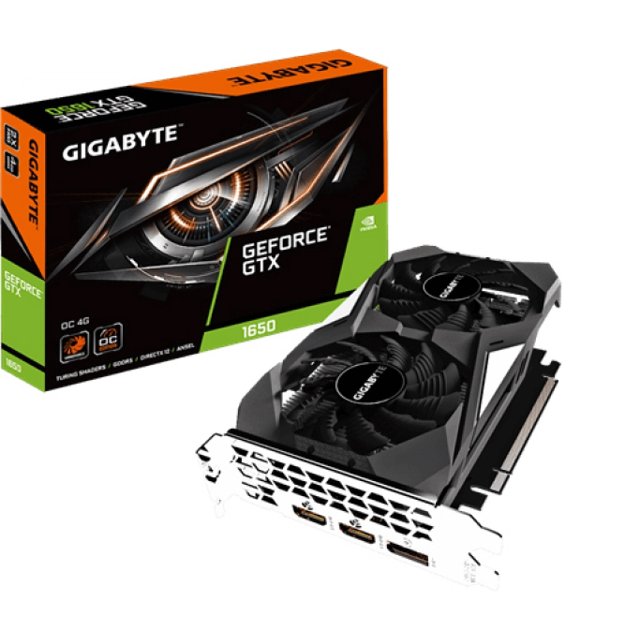 Placa de Video Gigabyte GeForce GTX 1650 OC Dual 4GB GDDR5 128Bit