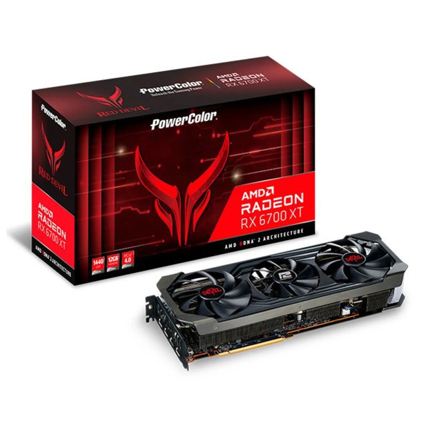 Placa de Vídeo PowerColor Red Devil Radeon RX 6700 XT 12GB GDDR6