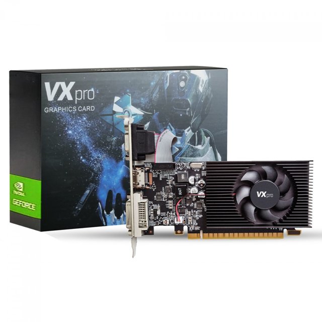 Placa De Vídeo VXpro NVIDIA GeForce G210 LP 1GB DDR3 64Bit G210LP-1GD3 ...