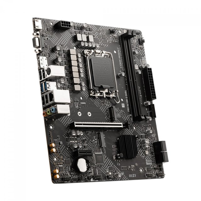 Placa Mãe MSI PRO H610M-G Chipset H610 Intel LGA 1700 M-ATX DDR4