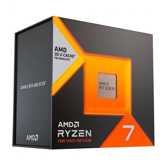 Processador AMD Ryzen 7 7800X3D, 4.2GHz (5.0GHz Turbo) 8-Cores 16-Threads, AM5 Sem Cooler 100-100000910WOF