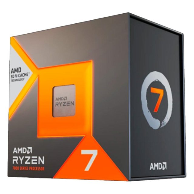 Processador AMD Ryzen 7 7800X3D, 4.2GHz (5.0GHz Turbo) 8-Cores 16-Threads, AM5 Sem Cooler 100-100000910WOF
