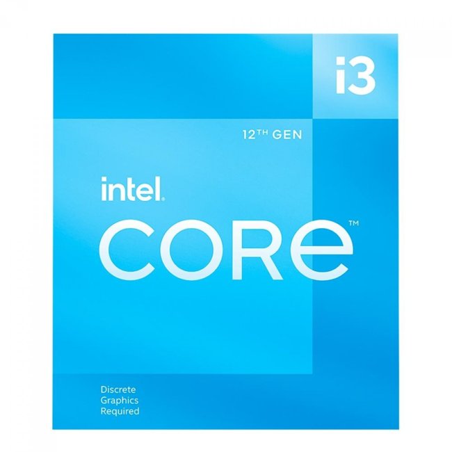 Processador Intel Core i3 12100F 3.3GHz (4.3GHz Turbo) 12ª Geração 4-Cores 8-Threads LGA 1700 BX8071512100F