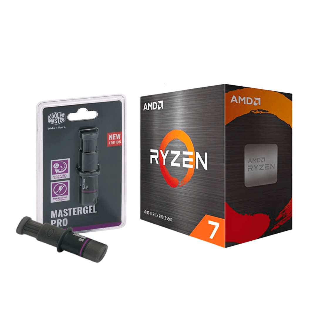 Kit Processador AMD Ryzen 7 5700G E Pasta Térmica Cooler Master