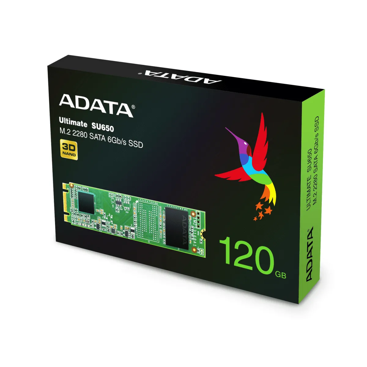 ADATA SSD 480GB SU650 SATA 6GBPS 3D NAND 3年保証 ASU650SS-480GT-REC