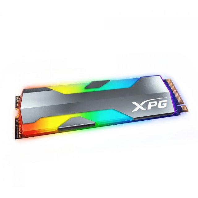 SSD XPG Spectrix S20G RGB, 500GB M.2 2280 NVMe Leitura 2500MBs e Gravação 1800MBs ASPECTRIXS20G-500G-C