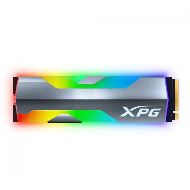 SSD XPG Spectrix S20G RGB, 500GB M.2 2280 NVMe Leitura 2500MBs e Gravação 1800MBs ASPECTRIXS20G-500G-C