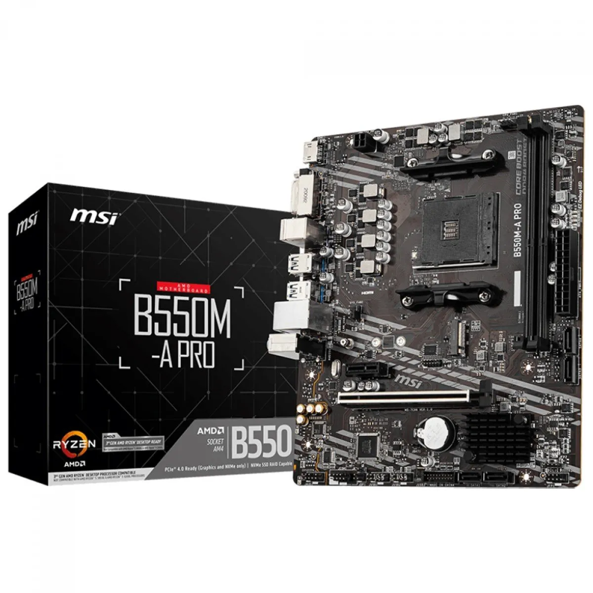 Placa Mãe MSI B550M-A PRO AM4 DDR4 mATX B550 | Alligator Shop