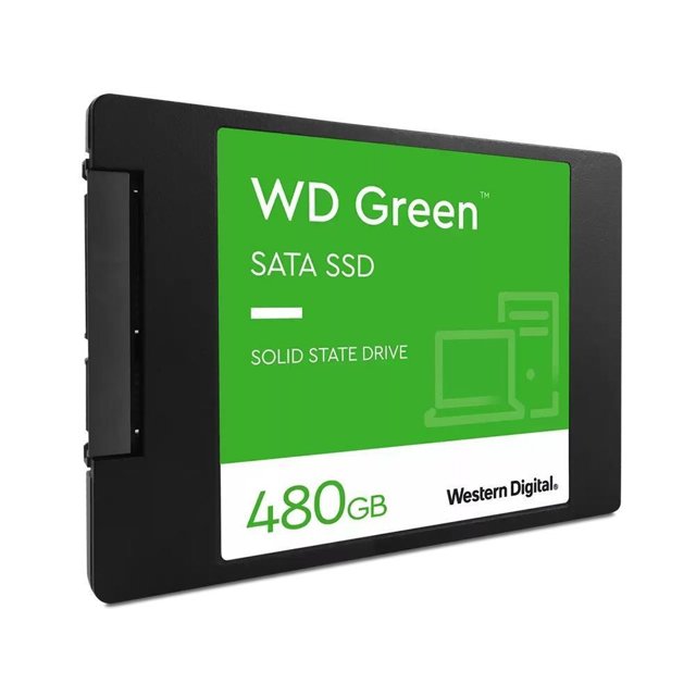 SSD Western Digital 480GB Green Sata3 2.5 7mm WDS480G3G0A