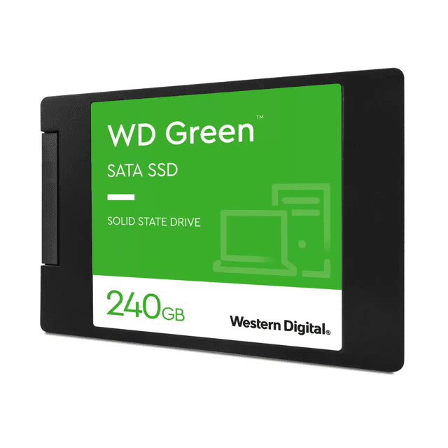 SSD WD Green 240GB Sata III Leitura 540MBs e Gravação 465MBs WDS240G3G0A