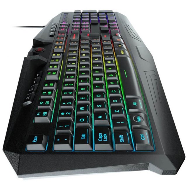 Kit Gamer Redragon Teclado Gamer Harpe RGB Mouse Gamer Griffin 7200dpi RGB  Mousepad RGB Extra Grande