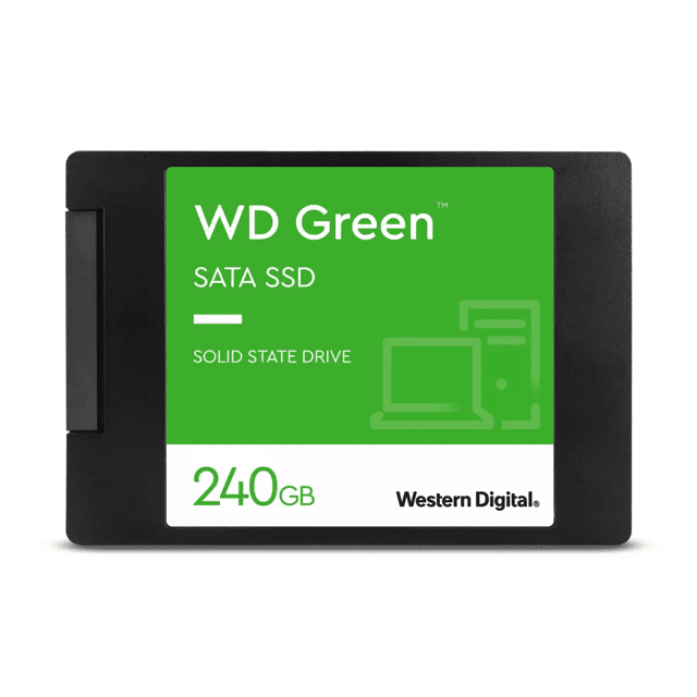 SSD WD Green 240GB Sata III Leitura 540MBs e Gravação 465MBs WDS240G3G0A