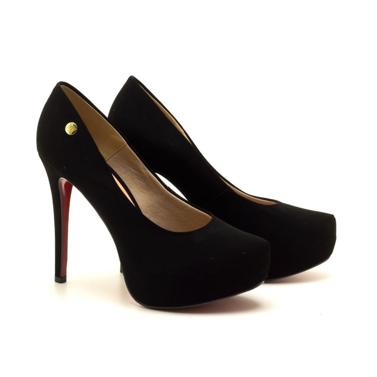 Scarpin Nobuck Preto DME19740065 Numeração Especial | Domínio Da Moda