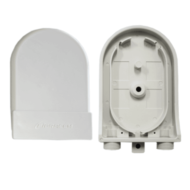 TERMINADOR OPTICO 06 FIBRAS INJETADO CINZA FIBRACEM | Eletrisound telecom