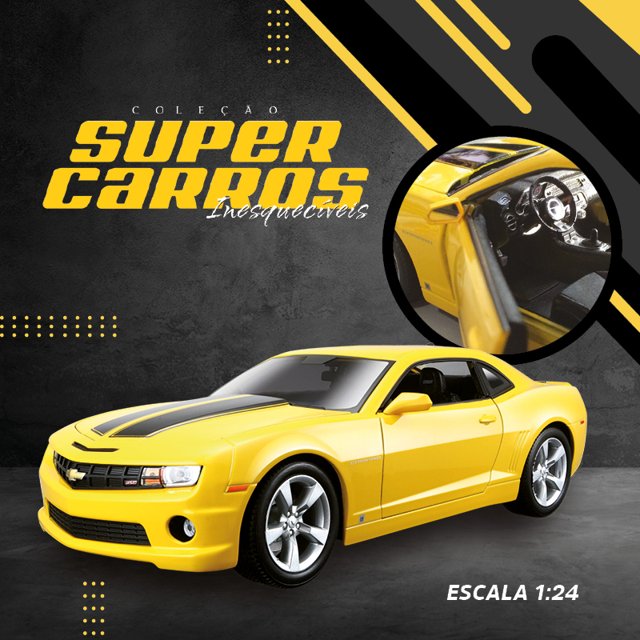 Kit Camaro Completo - Coleção Super Carros Inesquecíveis