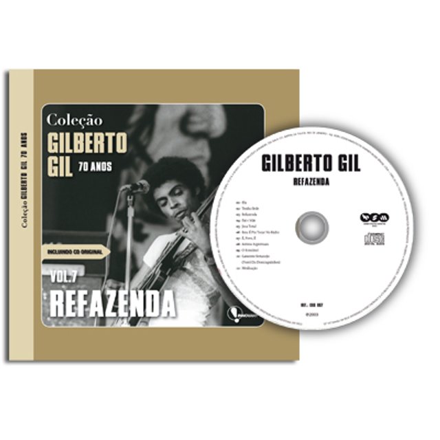 Gilberto Gil 70 anos - Edição 07 (Formato 14,2 X 13,2cm)