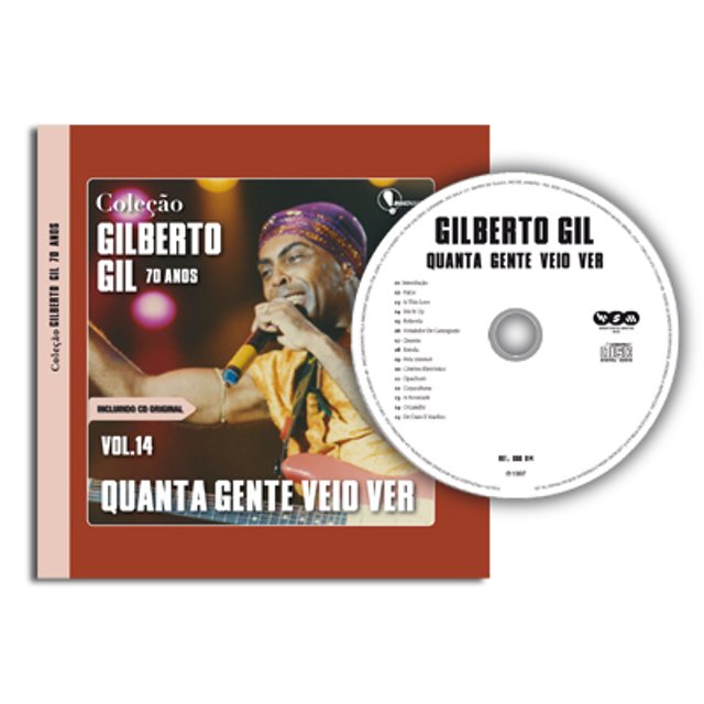 Gilberto Gil 70 anos - Edição 14 (Formato 14,2 X 13,2cm)