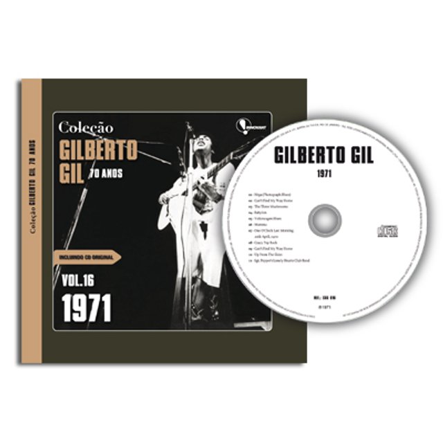 Gilberto Gil 70 anos - Edição 16 (Formato 14,2 X 13,2cm)