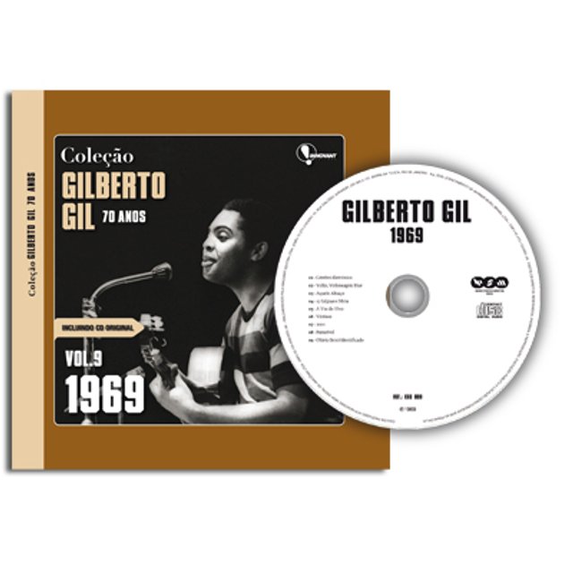 Gilberto Gil 70 anos - Edição 09 (Formato 14,2 X 13,2cm)