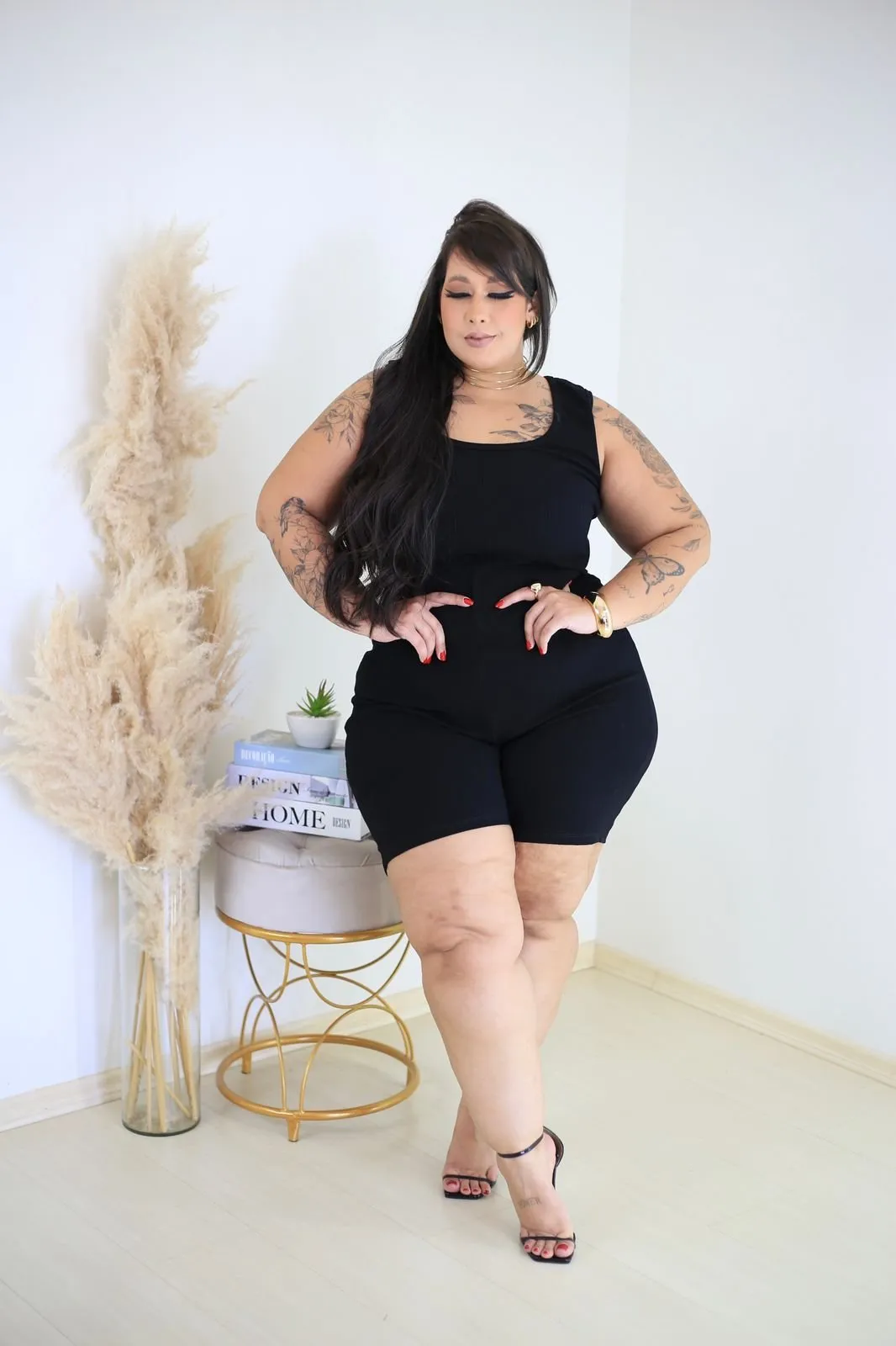 Lycra Short Jeans Para Gordinha Bermuda Ciclista Feminina Jeans