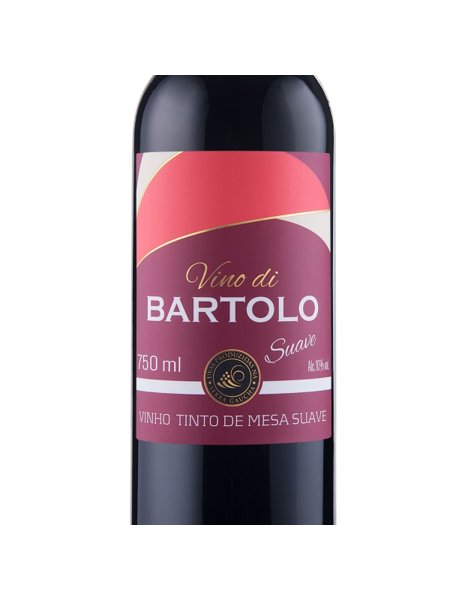 Vinho Tinto Suave Di Bartolo 750ml Garibaldi - Caixa 6
