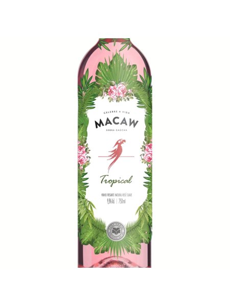 Vinho Frisante Rosé Suave Macaw Tropical Casa Perini