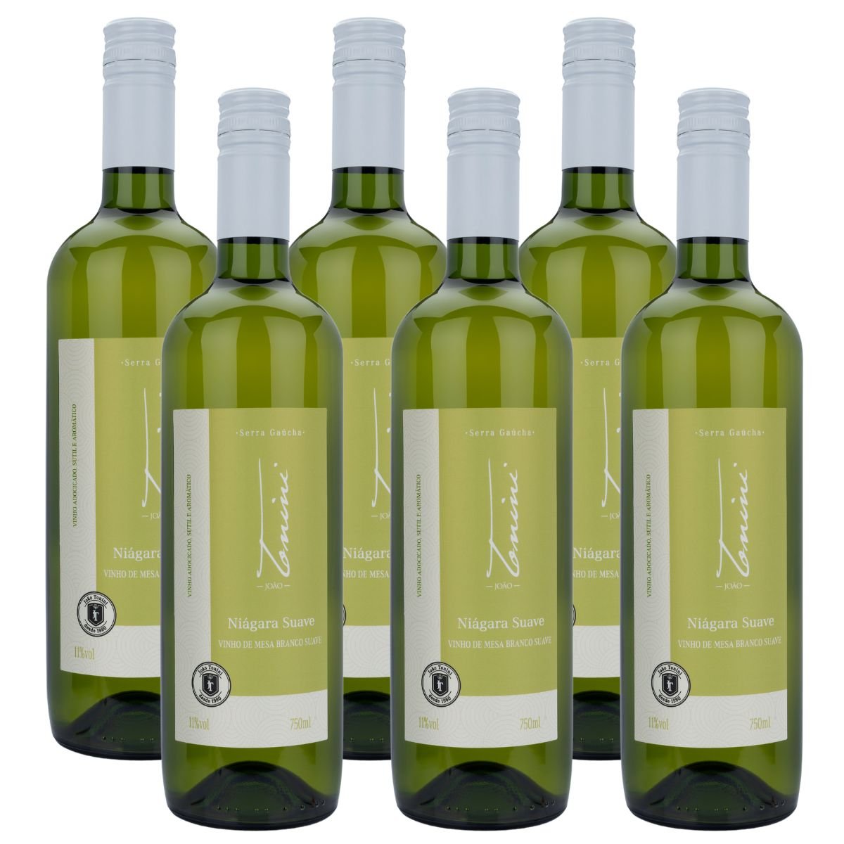 Vinho Branco Suave Niágara 750ml Tonini - Caixa 6 | Adega R2