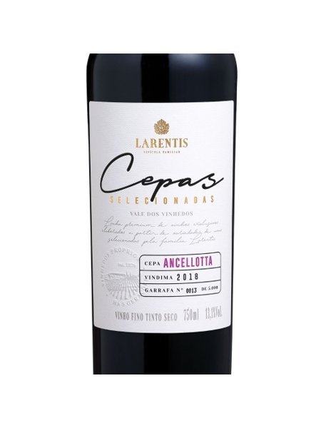 Vinho Ancellotta Cepas Selecionadas 750ml Larentis - Caixa 6