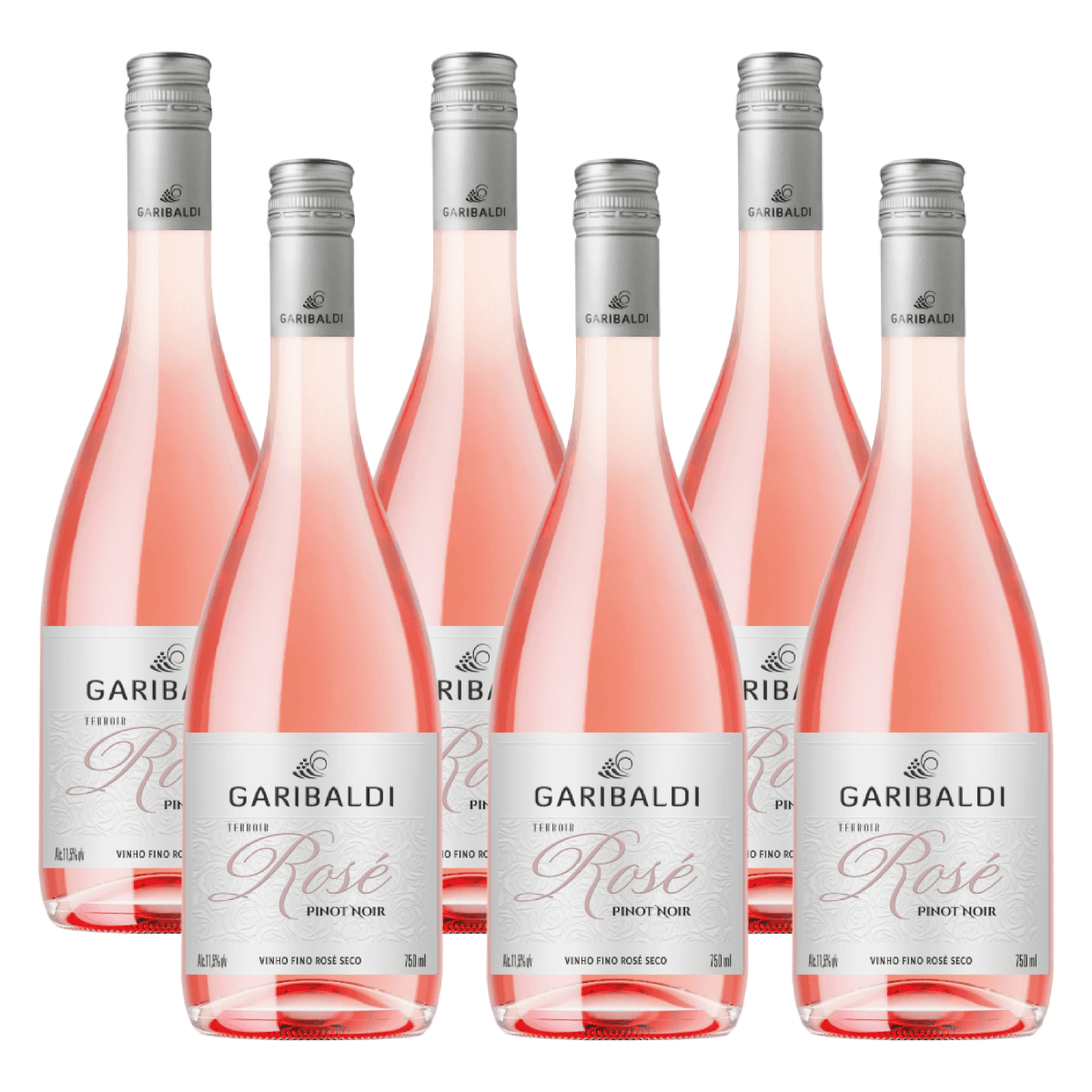 Vinho Rosé Seco Pinot Noir Garibaldi - Caixa 6 | Adega R2