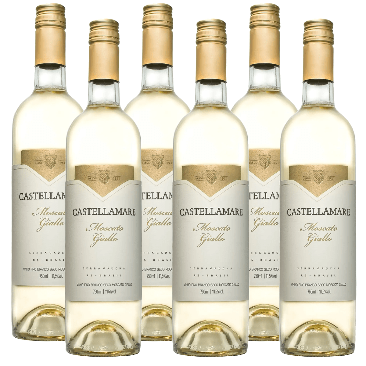 Vinho Moscato Giallo 750ml Castellamare - Caixa 6 | Adega R2