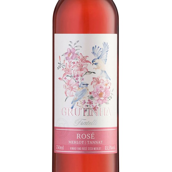 Vinho Rosé Tannat/Merlot Grutinha Fratelli