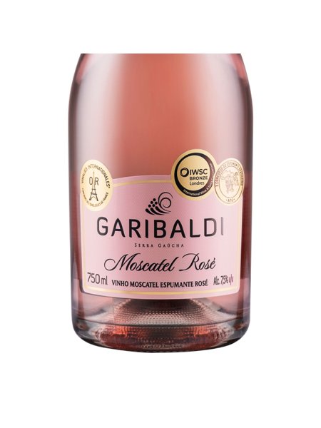 Espumante Moscatel Rosé Garibaldi