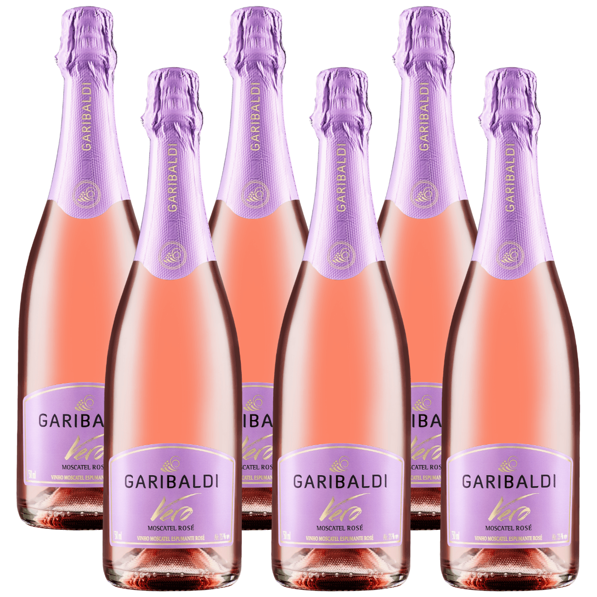 Espumante Vero Moscatel Rosé Garibaldi - Caixa 6 | Adega R2