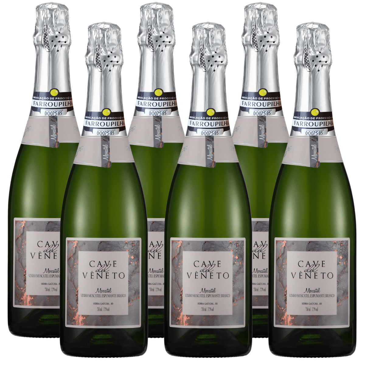 Espumante Moscatel Cave Del Vêneto Adega Chesini - Caixa 6 | Adega R2