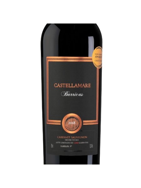 Vinho Cabernet Sauvignon Barricas Castellamare 750ml