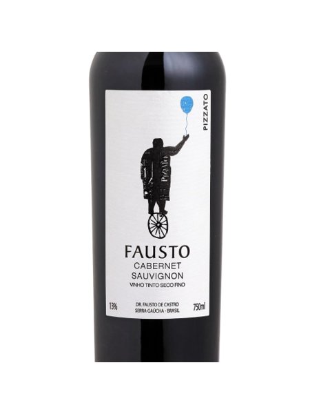 Vinho Cabernet Sauvignon Fausto de Pizzato
