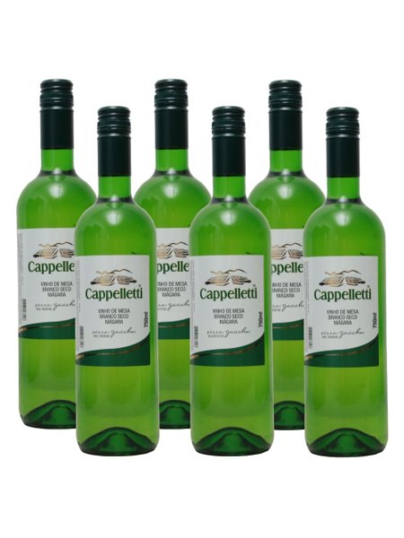 Vinho Niágara Seco 750ml Cappelletti - Caixa 6