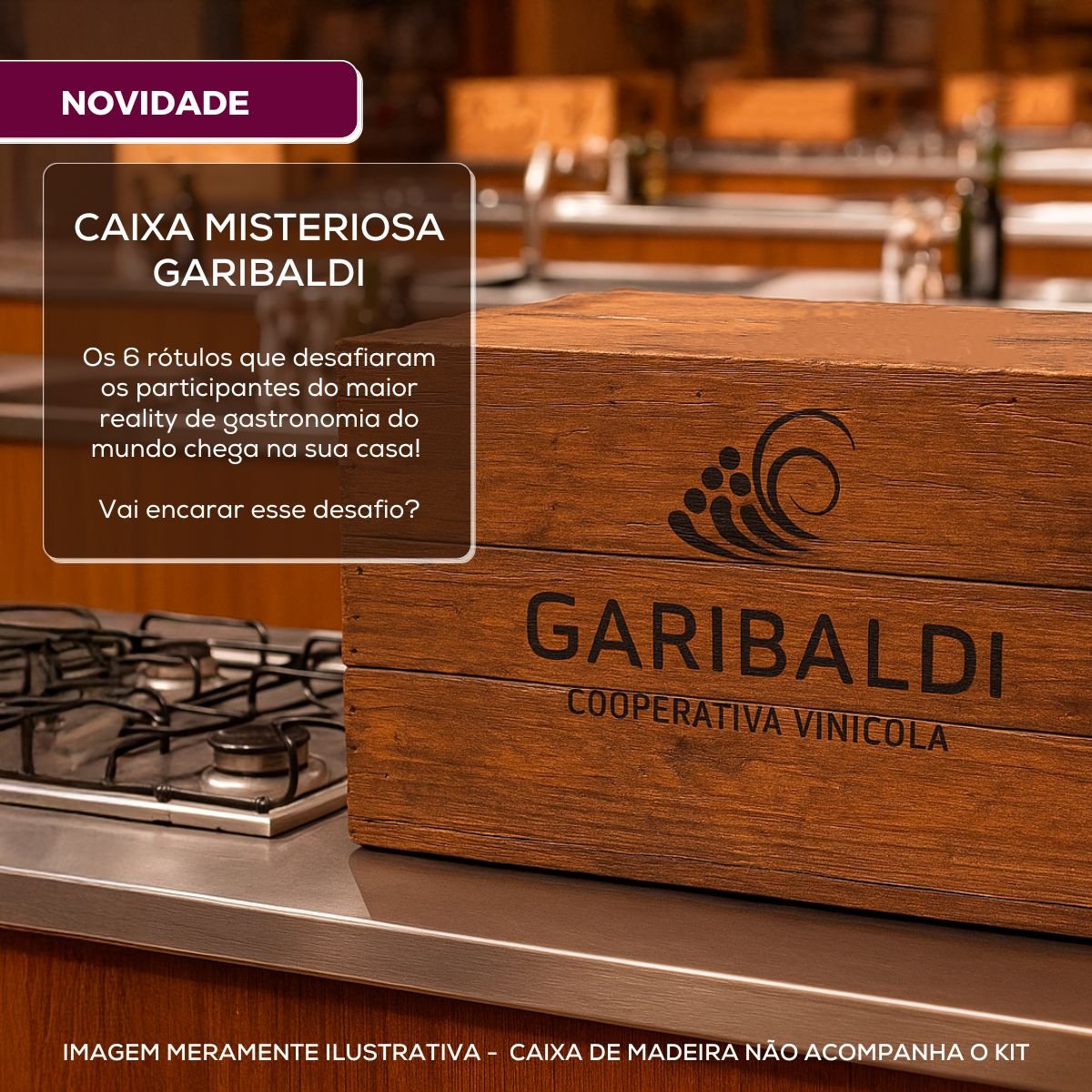 Caixa Misteriosa Garibaldi | Adega R2