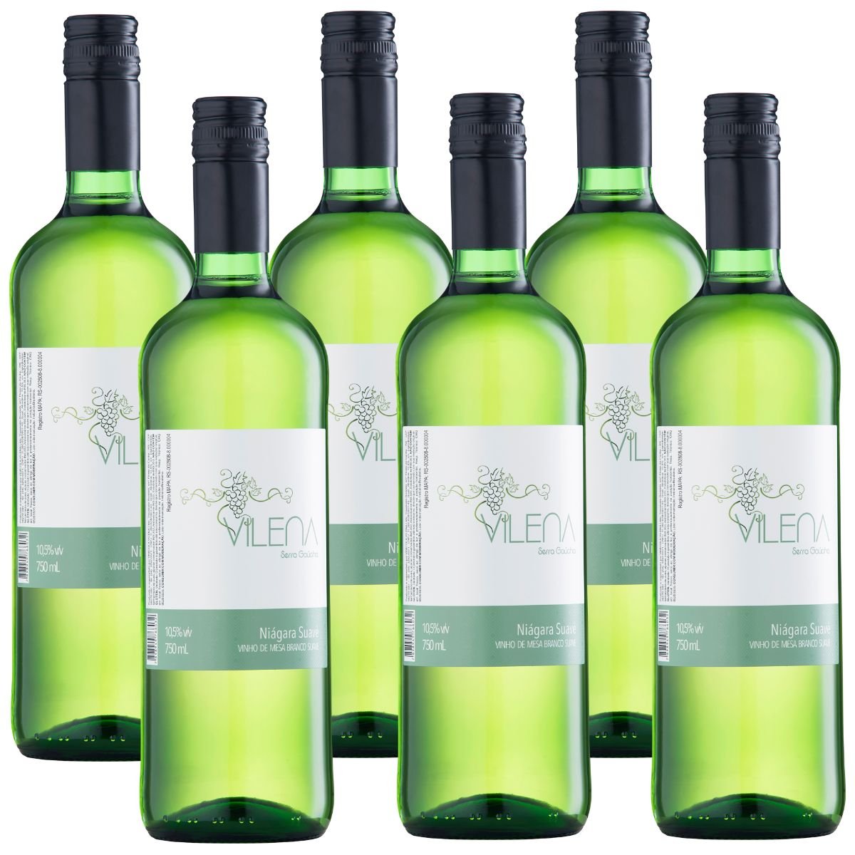 Vinho Branco Suave Niágara 750ml Vilena - Caixa 6 | Adega R2