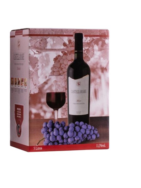 Vinho Merlot Bag-in-Box 5 litros Castellamare