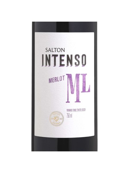 Vinho Merlot Intenso Salton 750ml - Caixa 6
