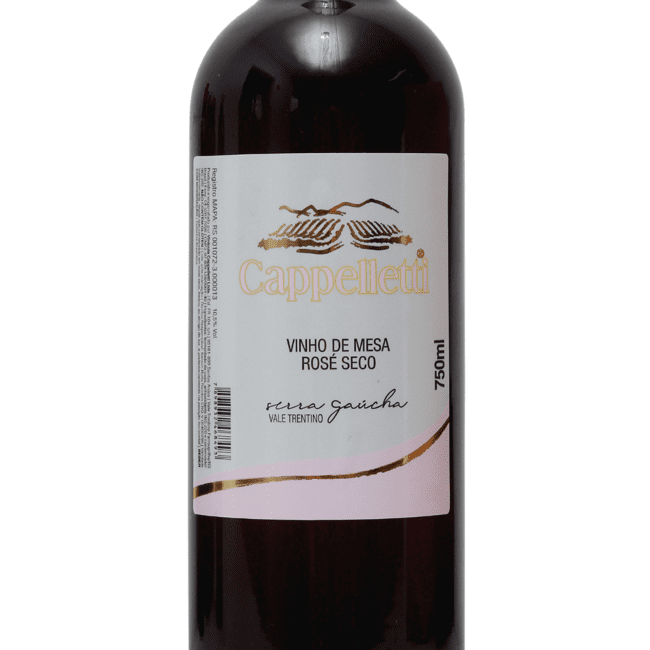 Vinho Rosé Seco 750ml Cappelletti
