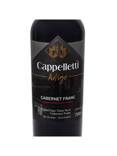 Vinho Fino Tinto Seco Cabernet Franc Ádige Cappelletti