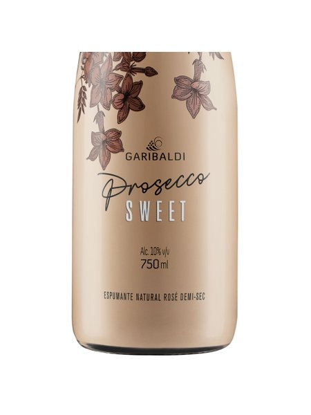 Espumante Prosecco Rosé Demi-Sec Sweet Garibaldi - Caixa 6